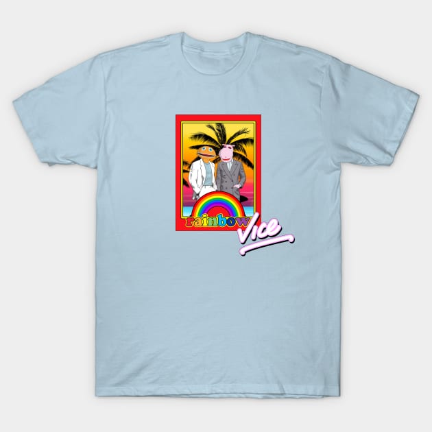 Rainbow Vice T-Shirt by Bevatron